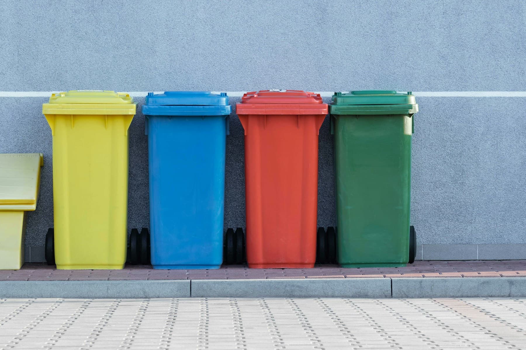 Organised waste and recycling operation