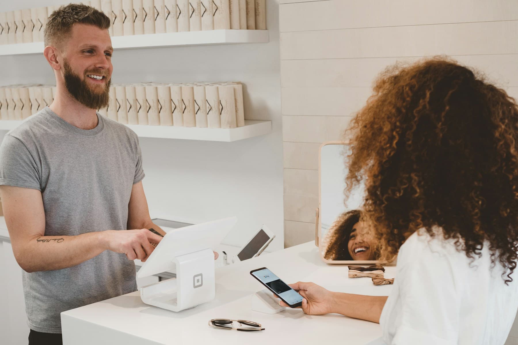 Small business point-of-sale operation